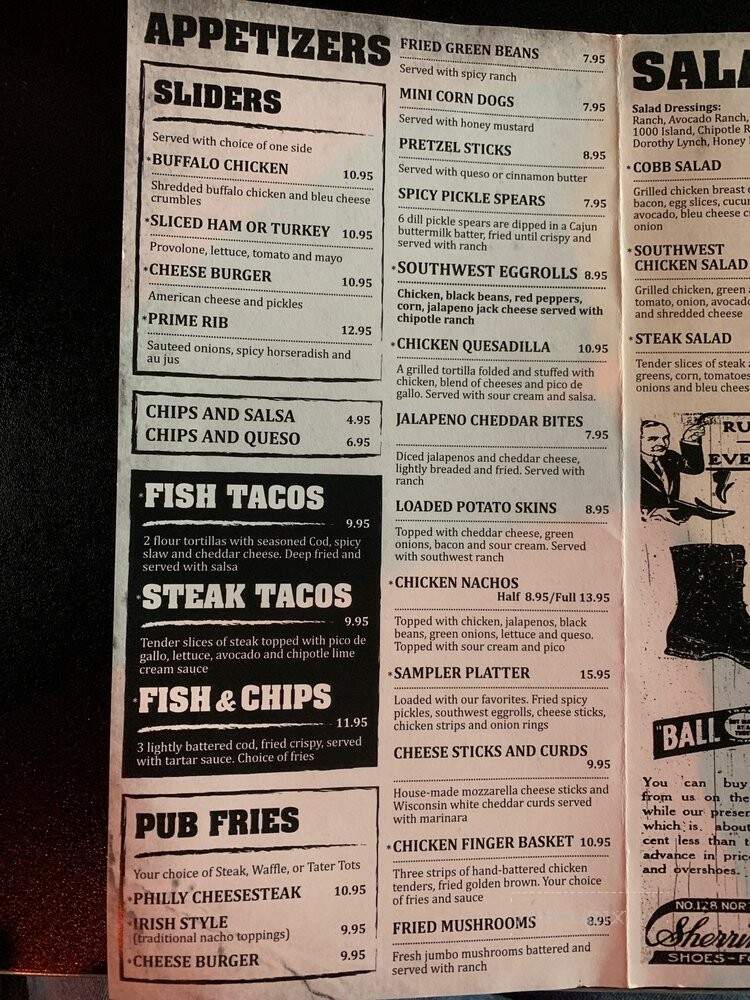 Speakeasy - Salina, KS menu_pic