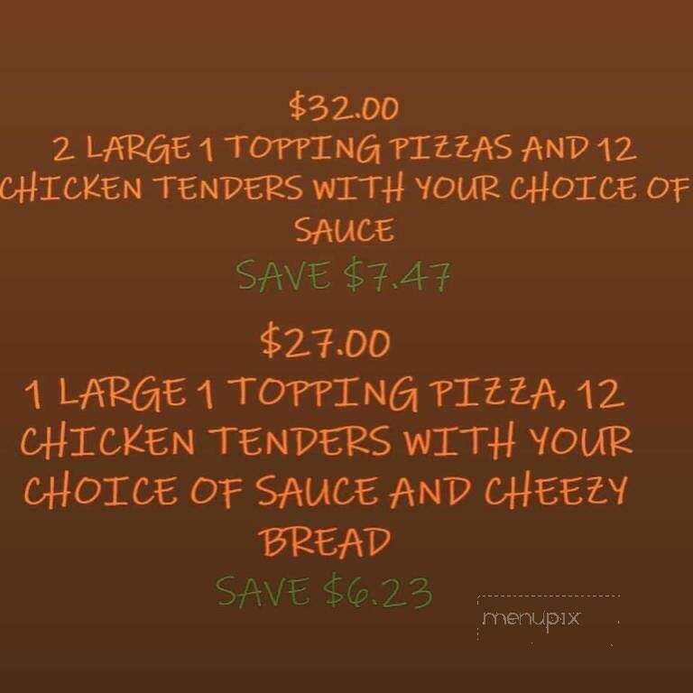 Joey's Italian Grill - Chardon, OH menu_pic