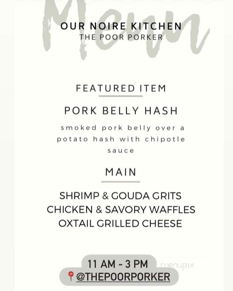The Poor Porker - Lakeland, FL menu_pic