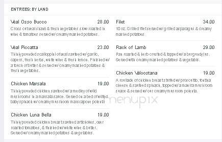 Luna Bella - Lake Hamilton, AR menu_pic