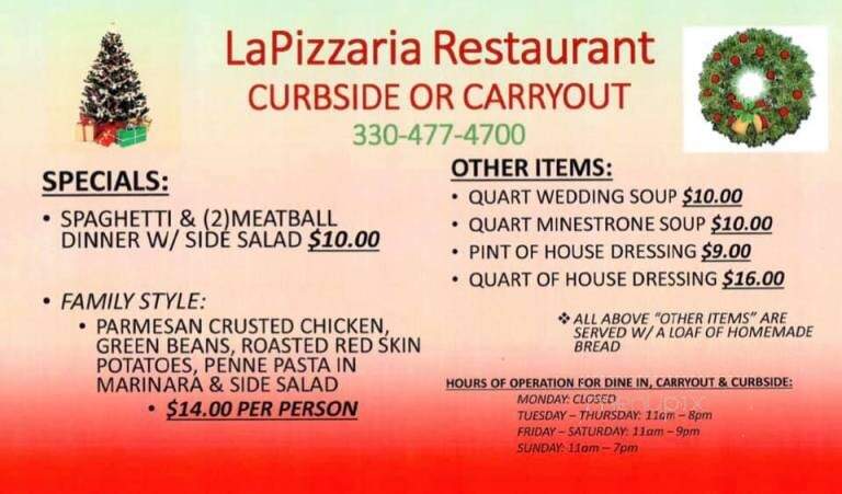 La Pizzaria - Canton, OH