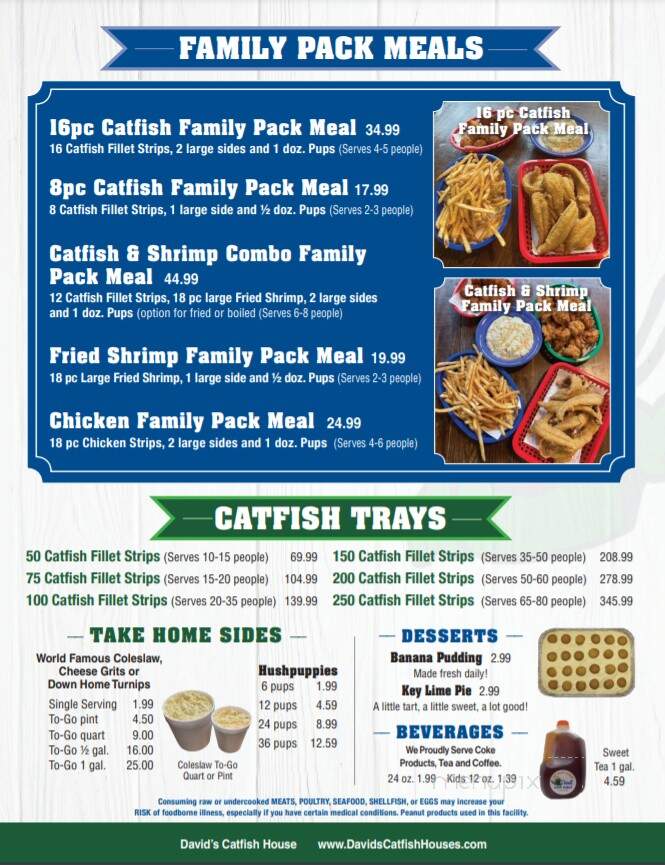 David's Catfish House Express - Daphne, AL menu_pic