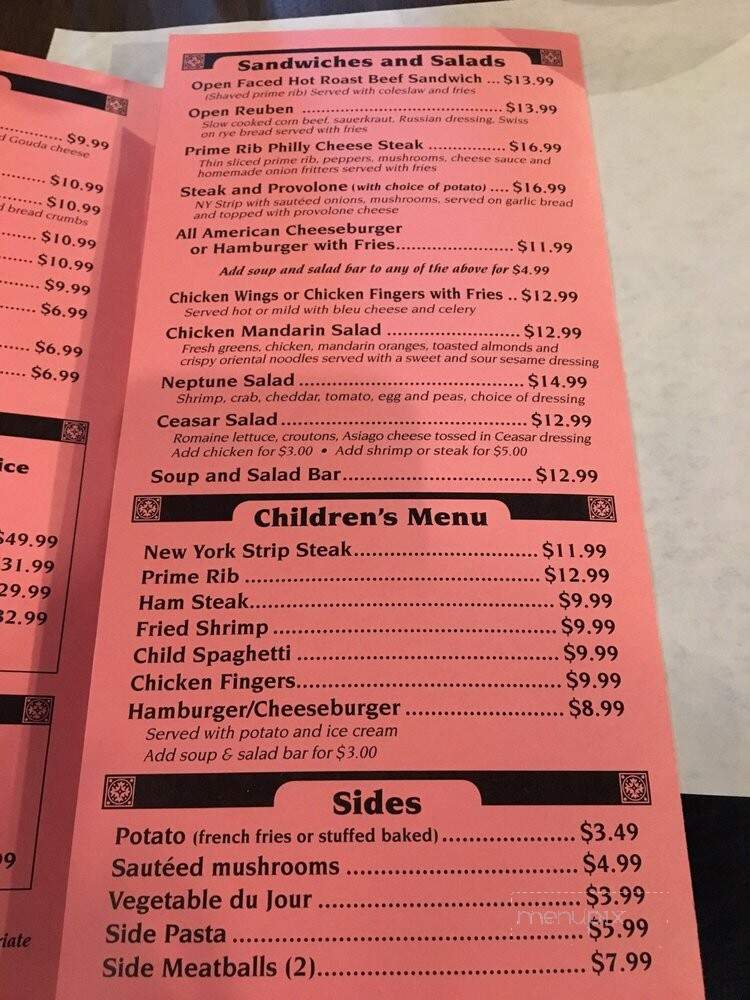 Hawley Lumber Yard Restaurant - Perry, NY menu_pic