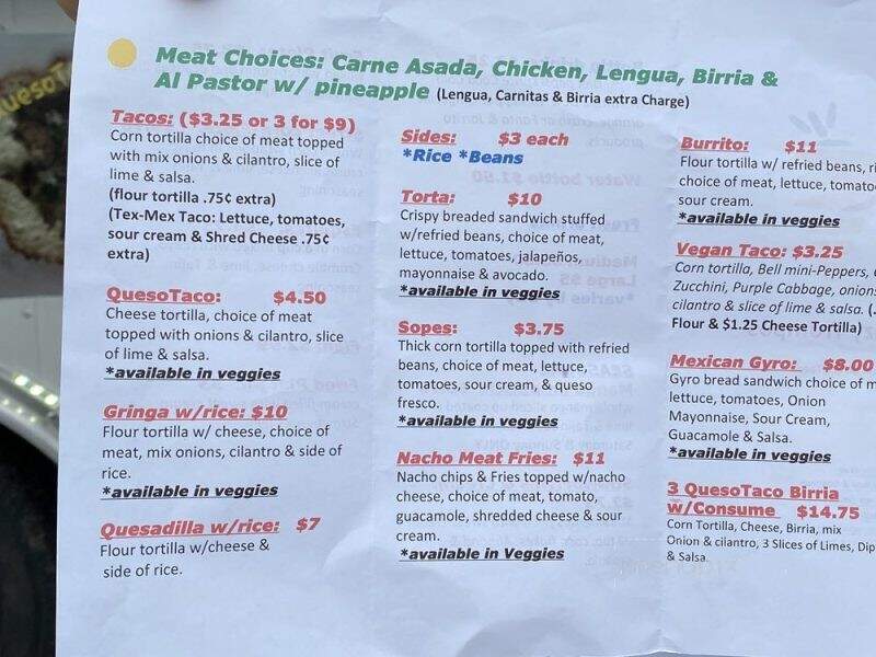 Krazy Trompos - Virginia Beach, VA menu_pic
