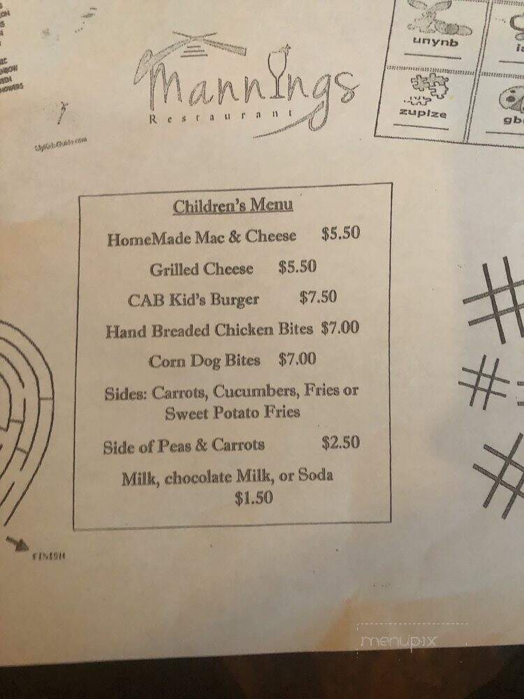 Manning's Restaurant - Clayton, NC
