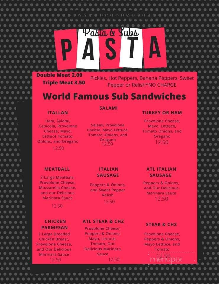 Atlanta Philly Italian Pasta & Subs - Morrow, GA