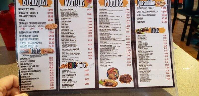 Taqueria Las Mulas - Keller, TX menu_pic