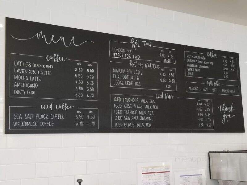 Morning Lavender Cafe - Tustin, CA menu_pic