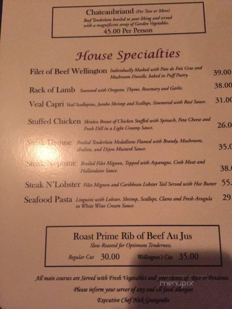 Wellingtons Of Calgary Dining & Lounge - Calgary, AB menu_pic