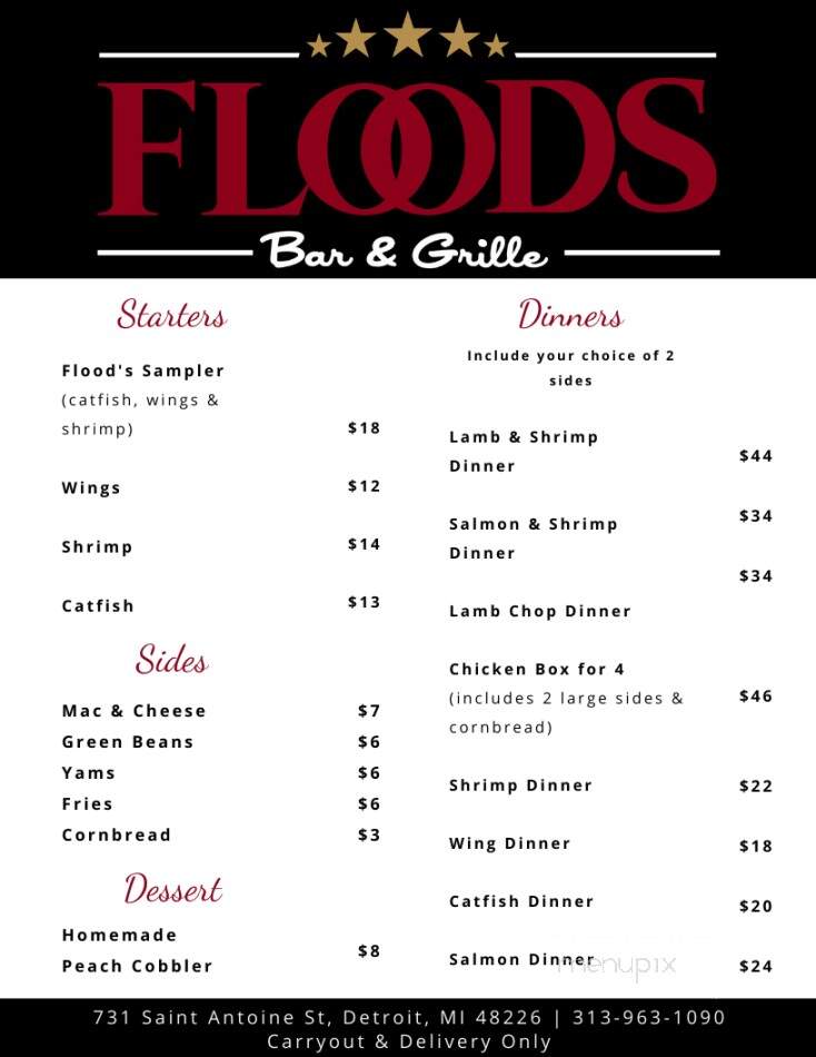 Floods Bar & Grill - Detroit, MI