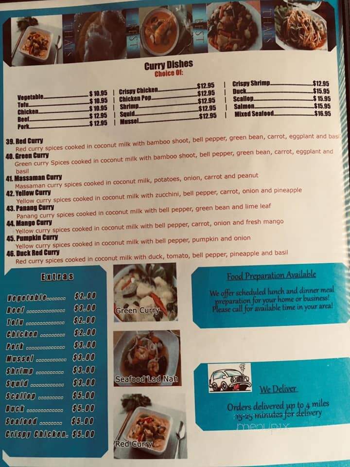 Thai's Best - Narragansett, RI menu_pic