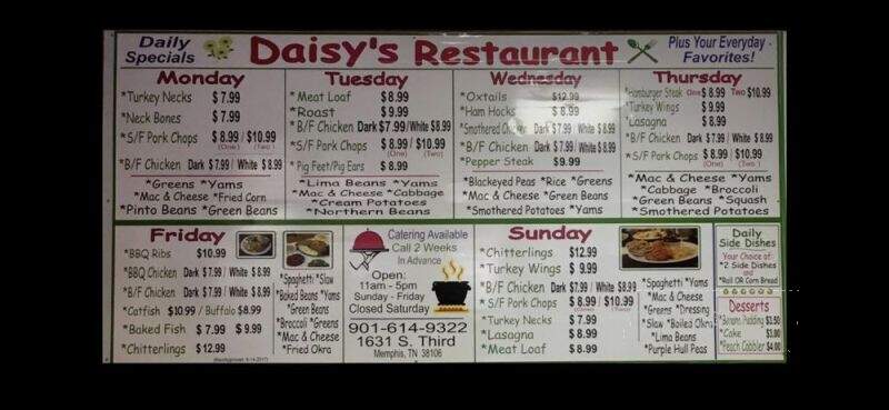 Daisy's Restaurant - Memphis, TN