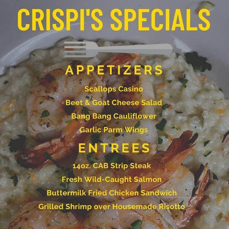 Crispi's Italian Cuisine - Bridgewater, MA menu_pic