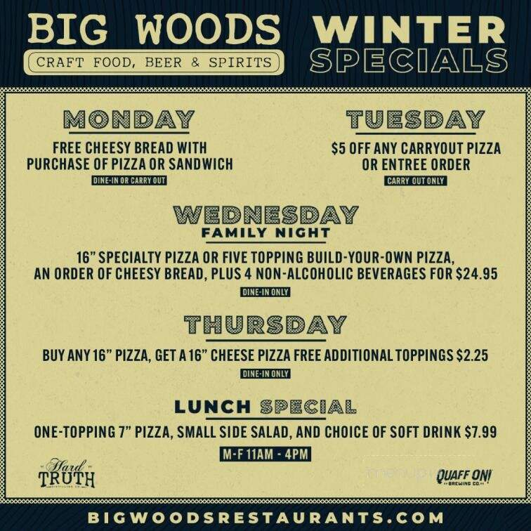 Big Woods Pizza Co. - Nashville, IN