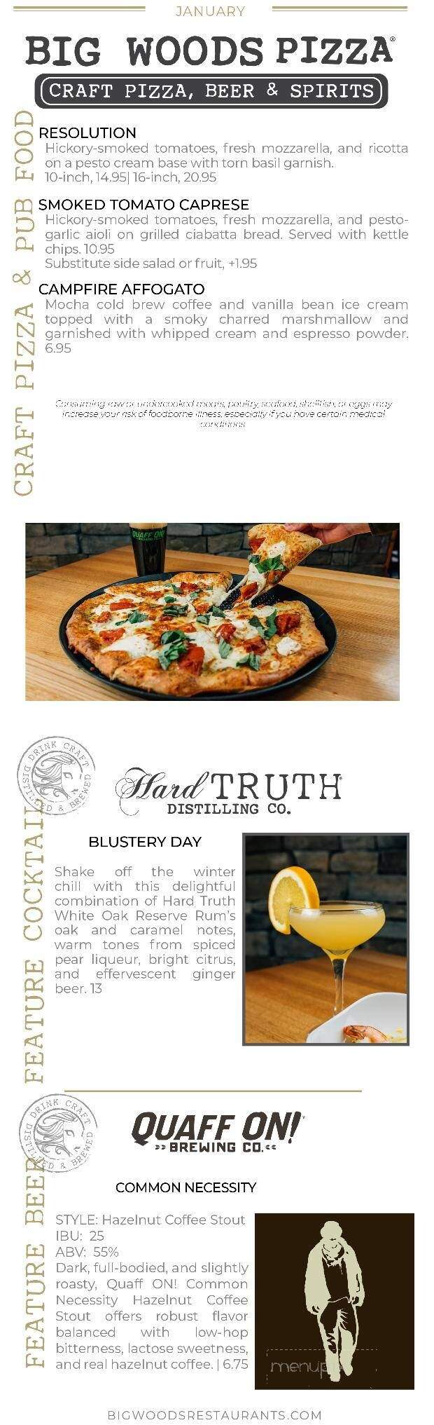 Big Woods Pizza Co. - Nashville, IN menu_pic