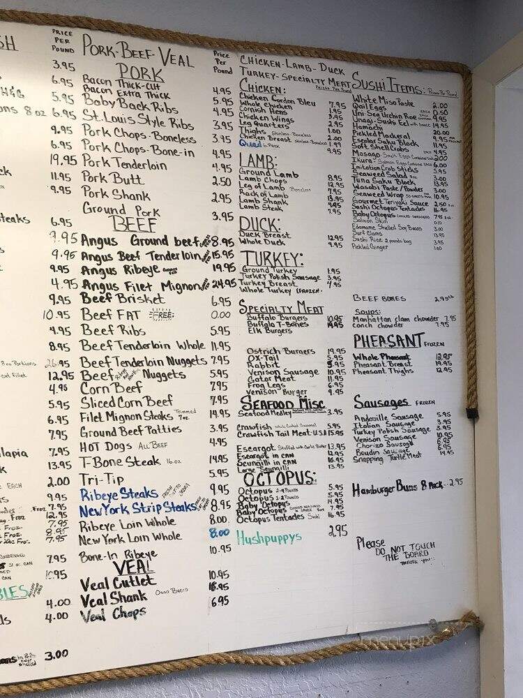 Direct Seafood Outlet - Melbourne, FL menu_pic