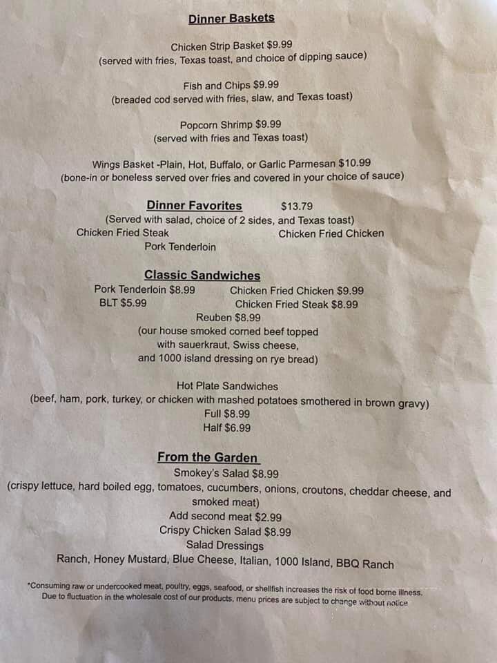 Smokey's BBQ & Catering - Wellsville, KS menu_pic