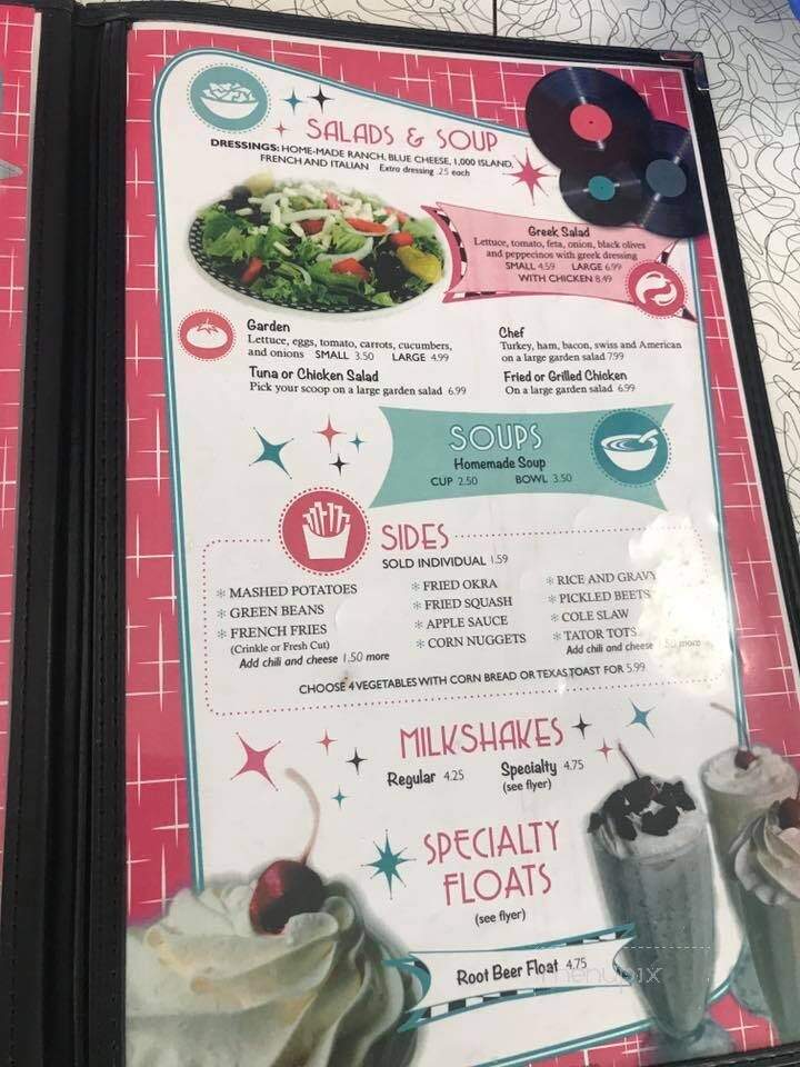 Pops Dine - Hendersonville, NC menu_pic