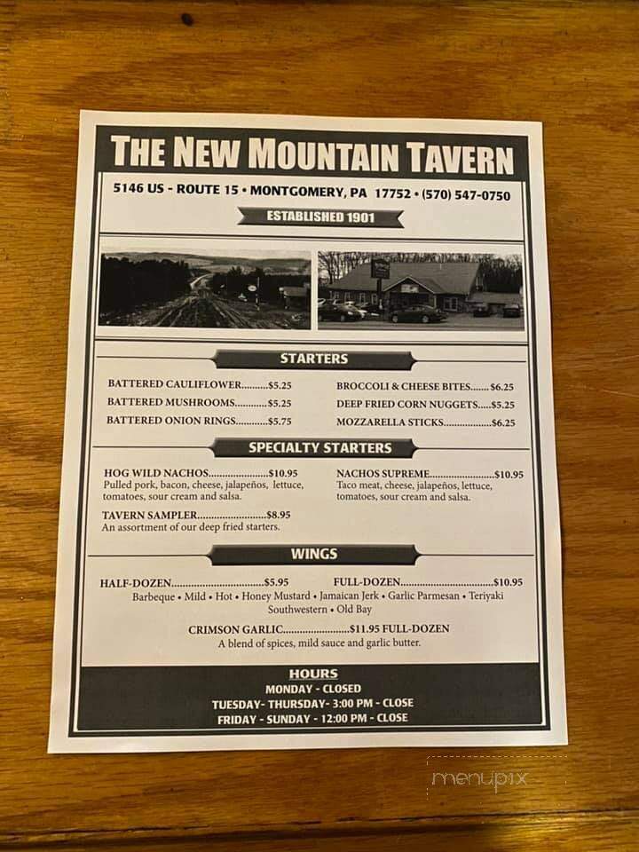 New Mountain Tavern - Montgomery, PA