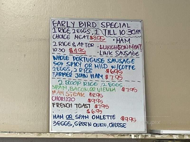 Karen's Kitchen - Honolulu, HI menu_pic