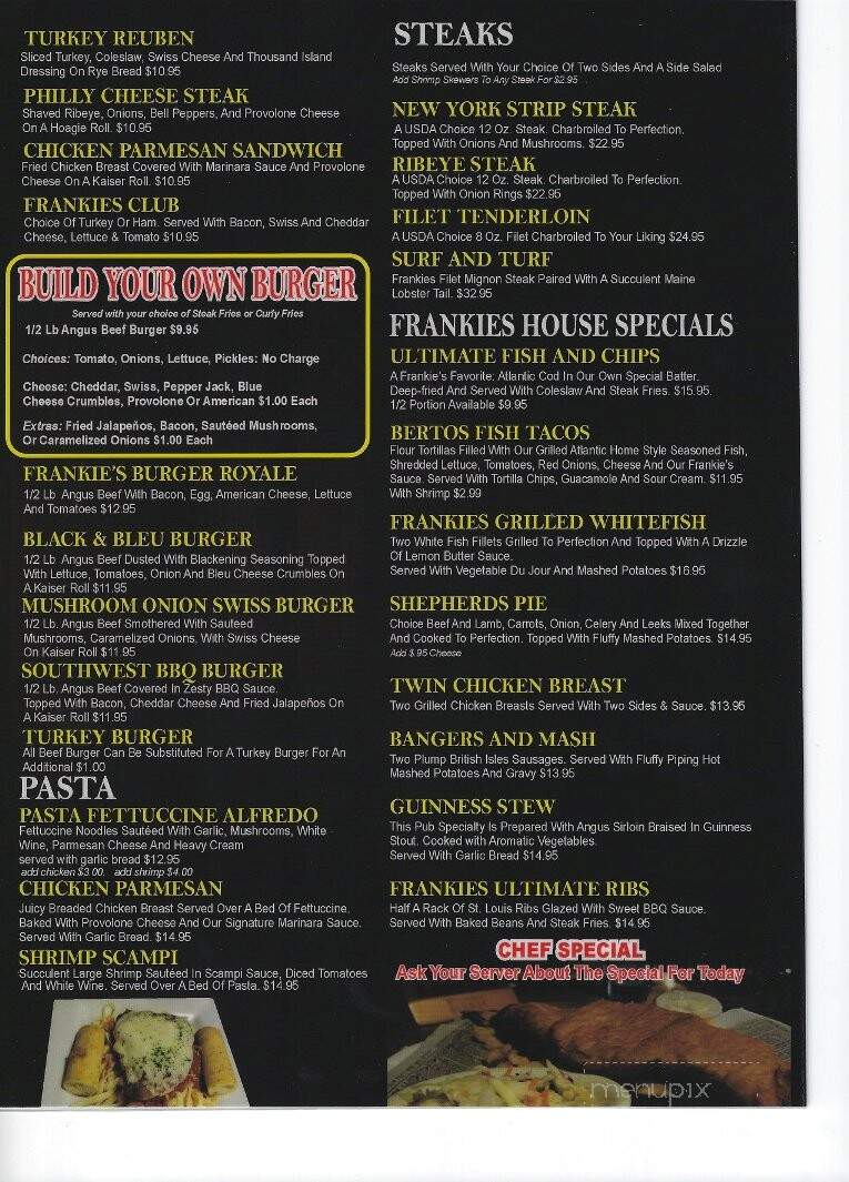 Regal Palms Bar and Grill - Davenport, FL menu_pic