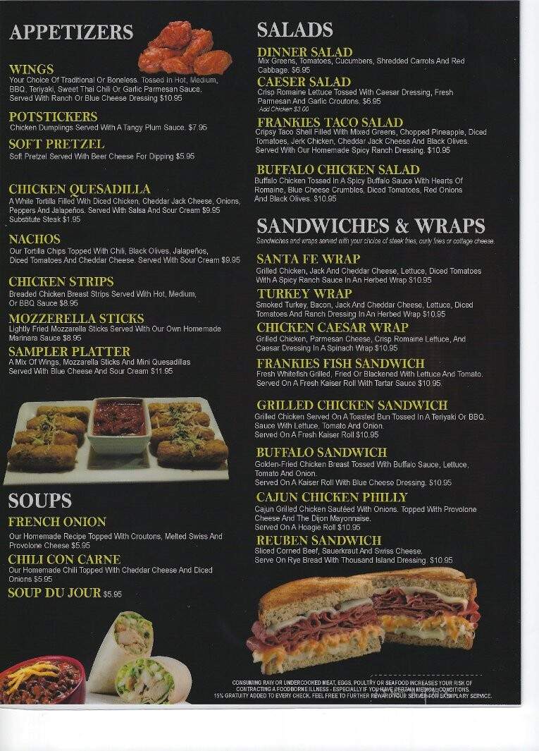 Regal Palms Bar and Grill - Davenport, FL menu_pic