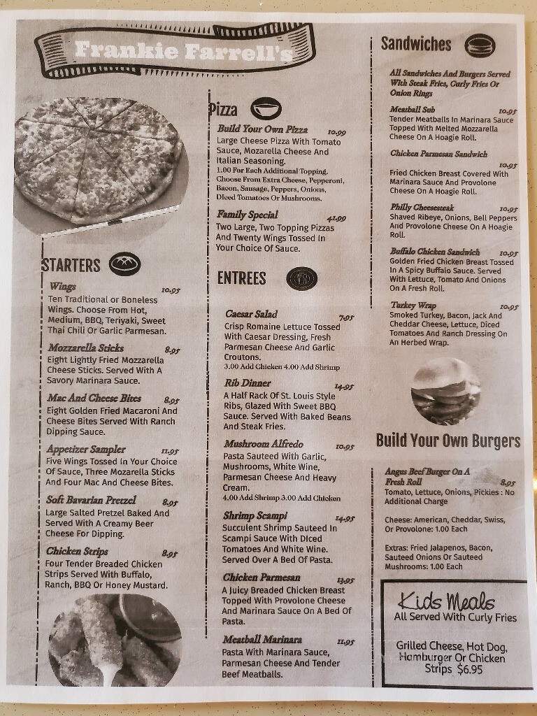 Regal Palms Bar and Grill - Davenport, FL menu_pic