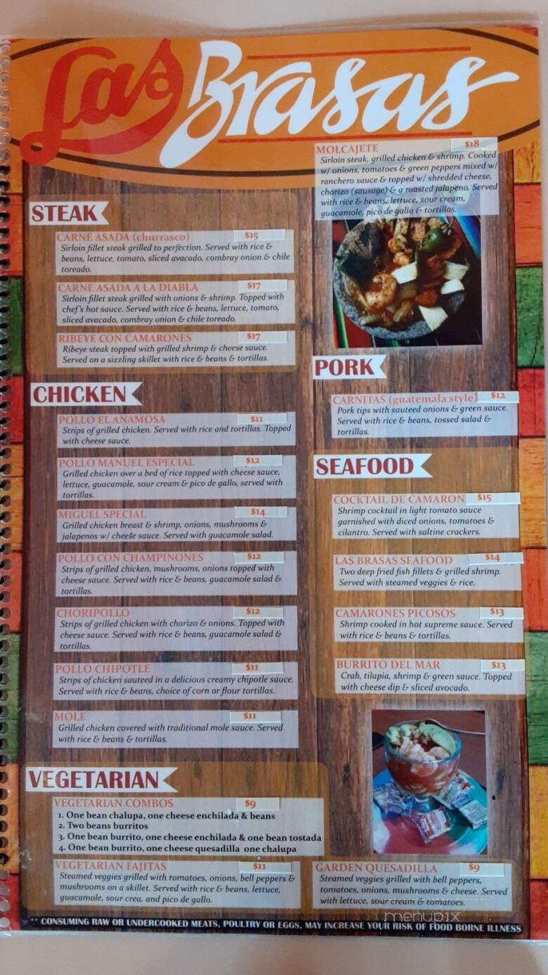 Las Brasas Restaurant - Anamosa, IA menu_pic