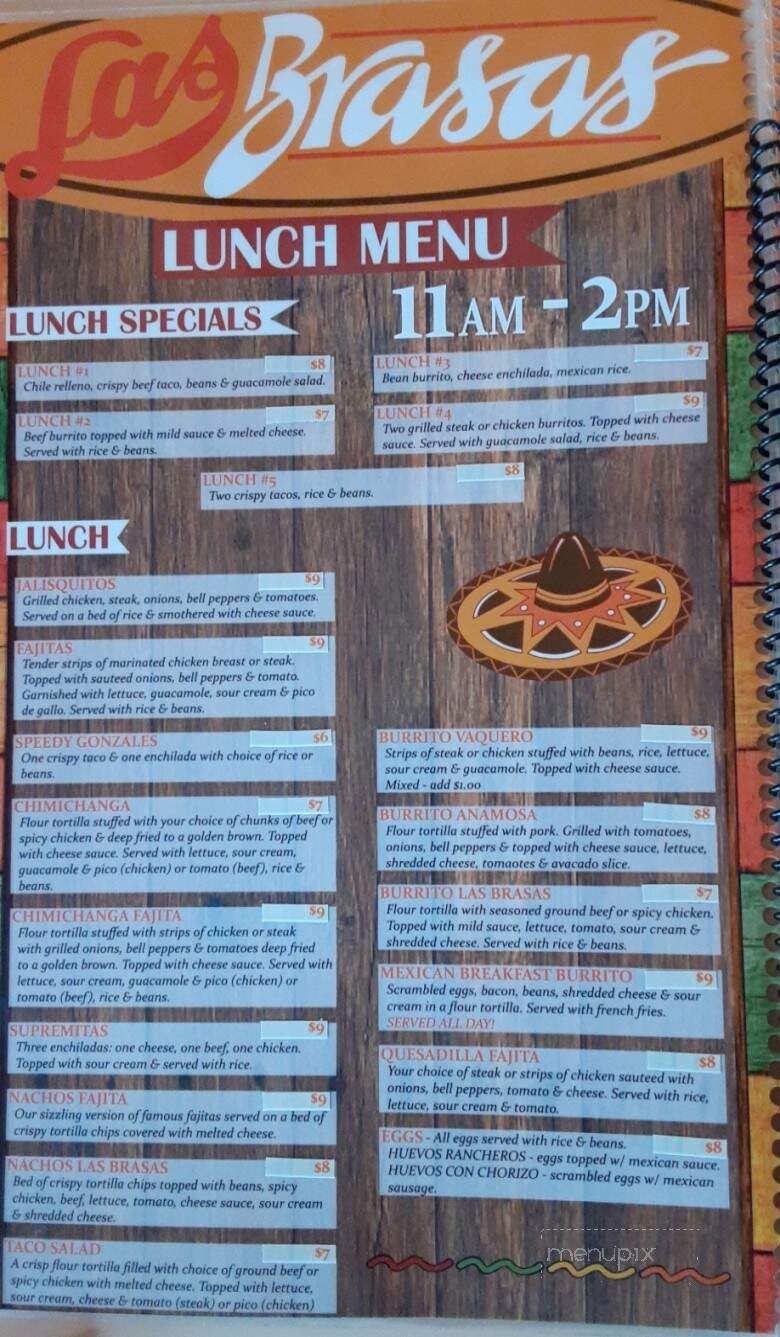 Las Brasas Restaurant - Anamosa, IA menu_pic