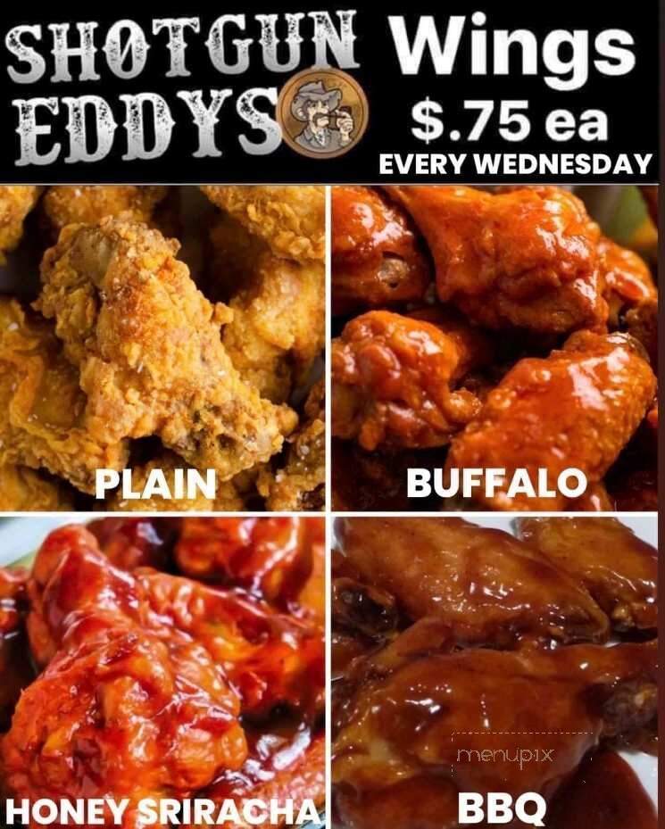 Shotgun Eddys - Eddyville, IL menu_pic
