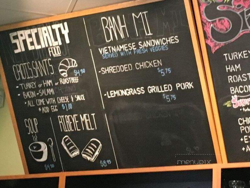 Waterbean Coffee - Huntersville, NC menu_pic