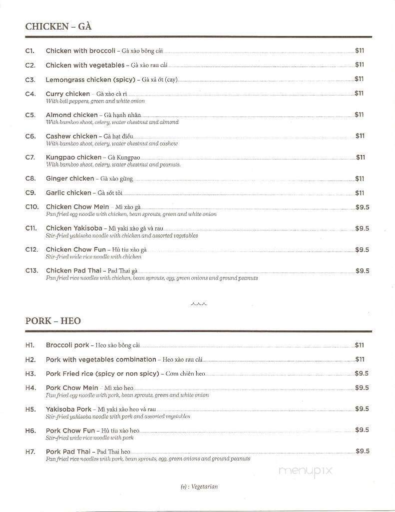 Pho Haven - Vancouver, WA menu_pic