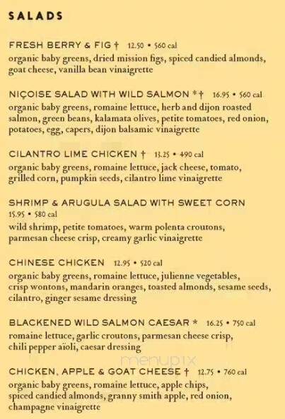 Nordstrom Marketplace Cafe - Cherry Hill, NJ menu_pic