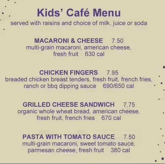 Nordstrom Marketplace Cafe - Cherry Hill, NJ menu_pic