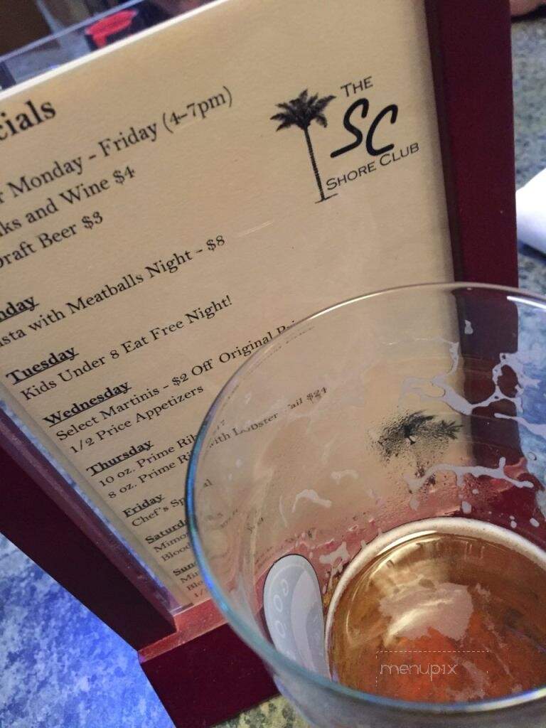 The Shore Club - Tega Cay, SC menu_pic