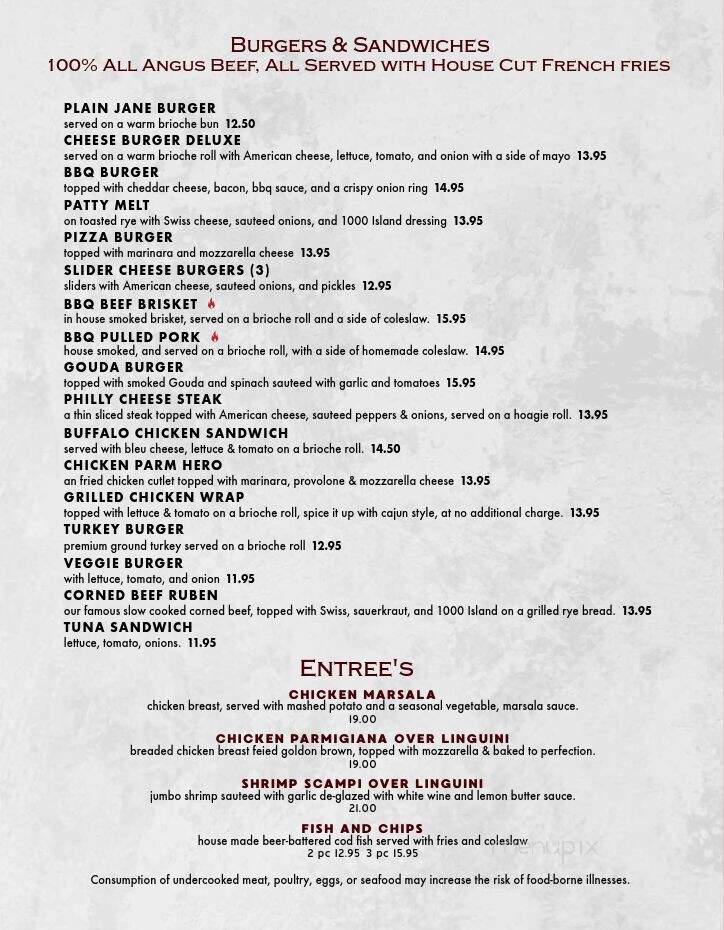 Kc's Korner Restaurant Tavern - South Plainfield, NJ menu_pic