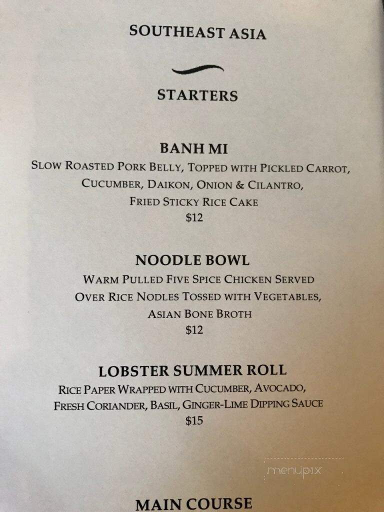 Cafe Routier - Westbrook, CT menu_pic