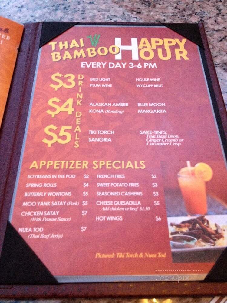 Thai Bamboo Restaurant - Coeur D'Alene, ID menu_pic