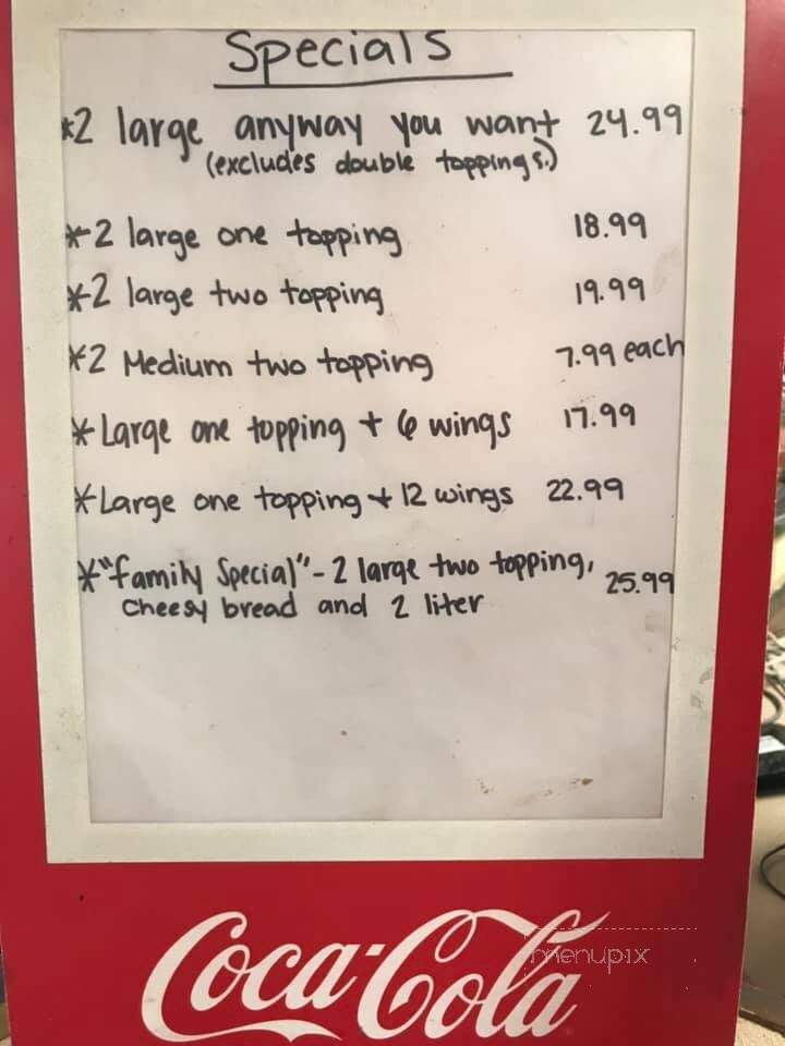 Tony's Pizza & Subs - Piedmont, SC menu_pic