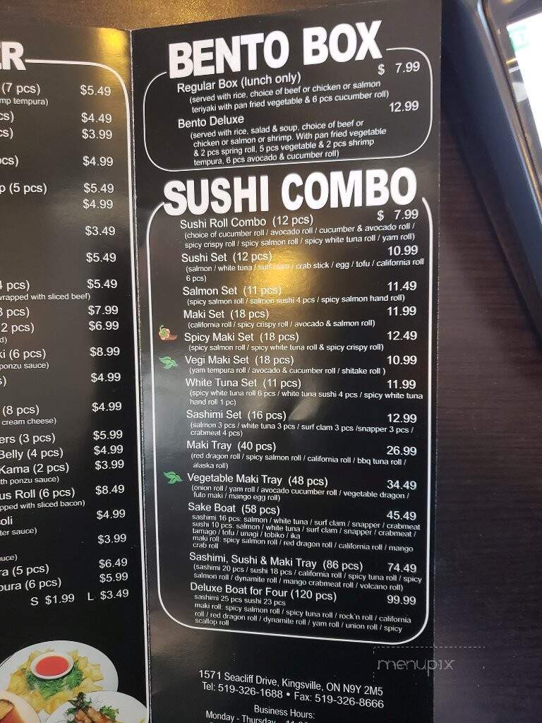 Sake Sushi - Kingsville, ON