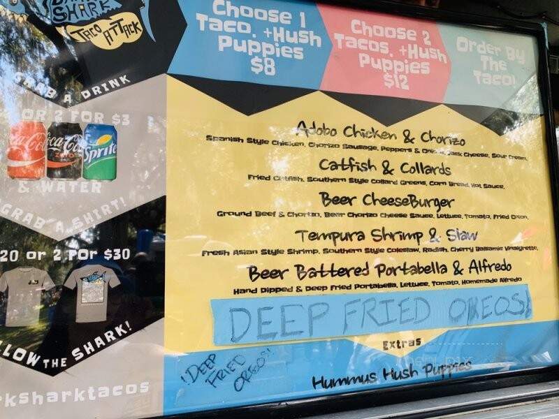 Dark Shark Taco Attack - Savannah, GA menu_pic