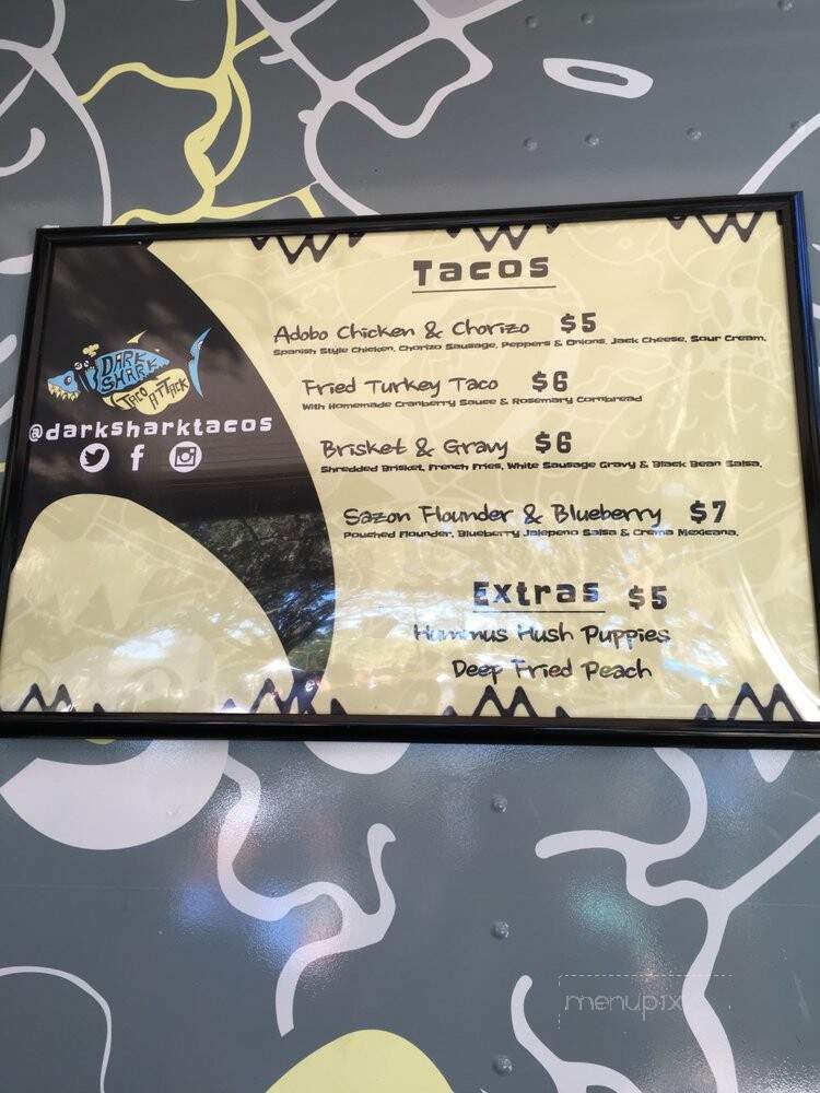 Dark Shark Taco Attack - Savannah, GA menu_pic