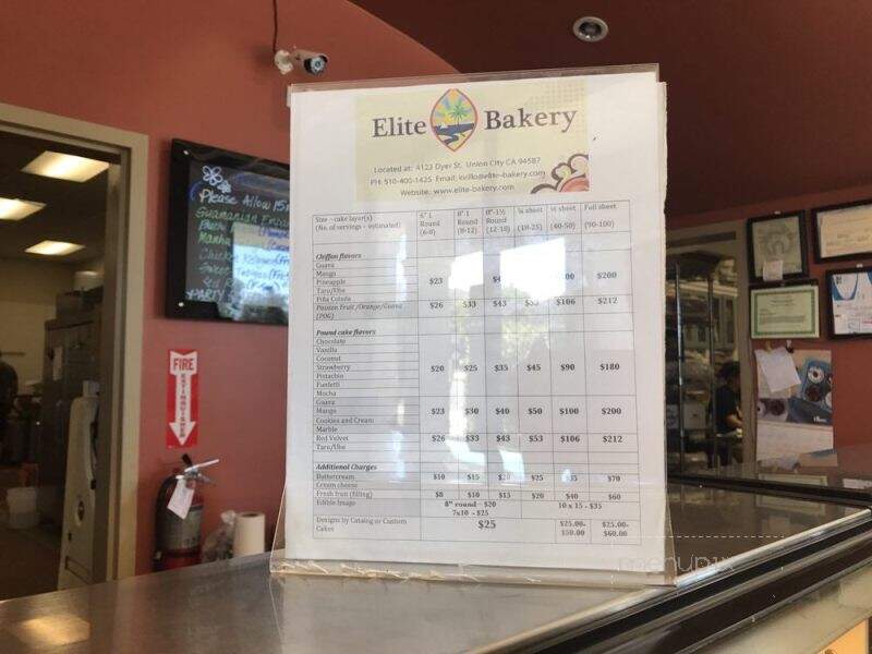 Elite Bakery - Union City, CA