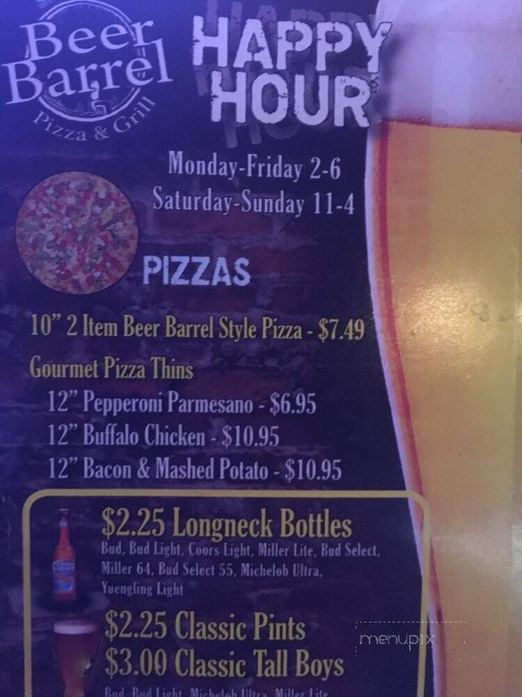 Beer Barrel Pizza & Grill - Findlay, OH