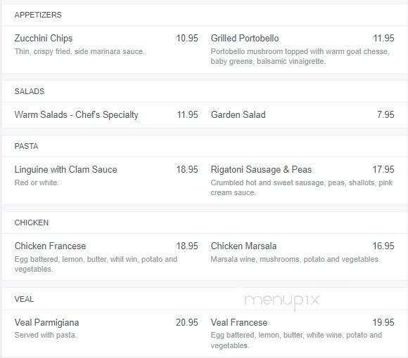 Il Bacetto - Seaford, NY menu_pic