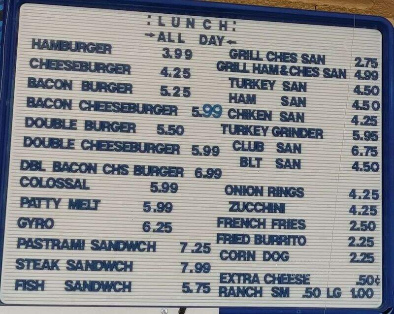 Golden Ox - Ridgecrest, CA menu_pic