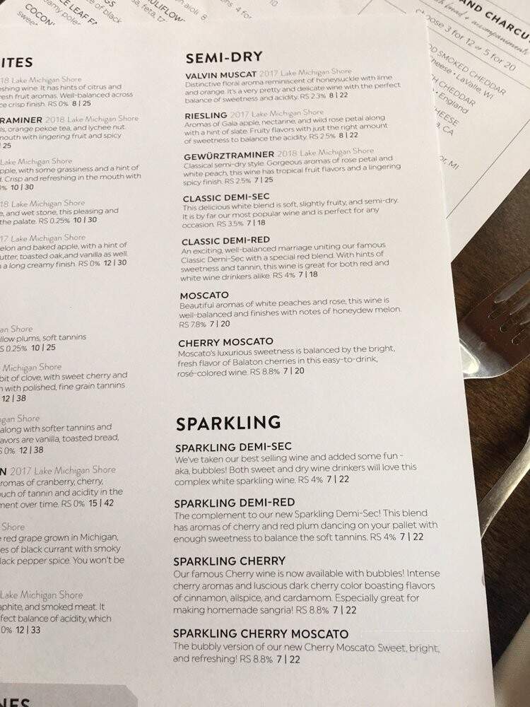 Tabor Hill Winery & Restaurant - Buchanan, MI menu_pic