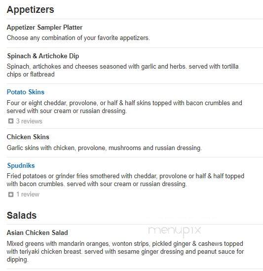Grinders Above & Beyond - Alliance, OH menu_pic
