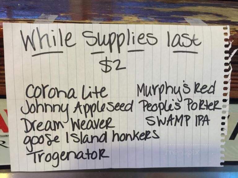 Little Brown Jug - Smithfield, NC menu_pic