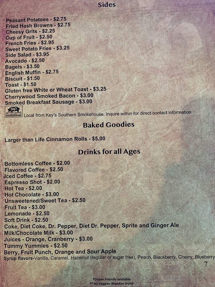 EJ's - White House, TN menu_pic